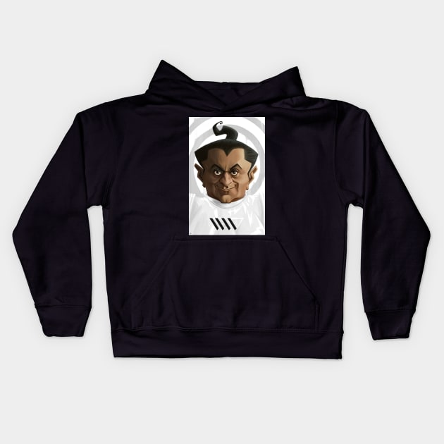 Oompa Loompa White Kids Hoodie by metmangindaan